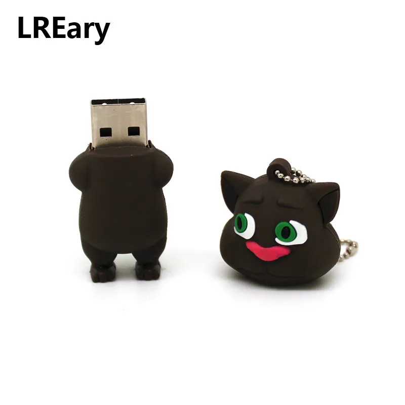 4 вида стилей с милым рисунком кота карту флэш-памяти интерфейсом usb