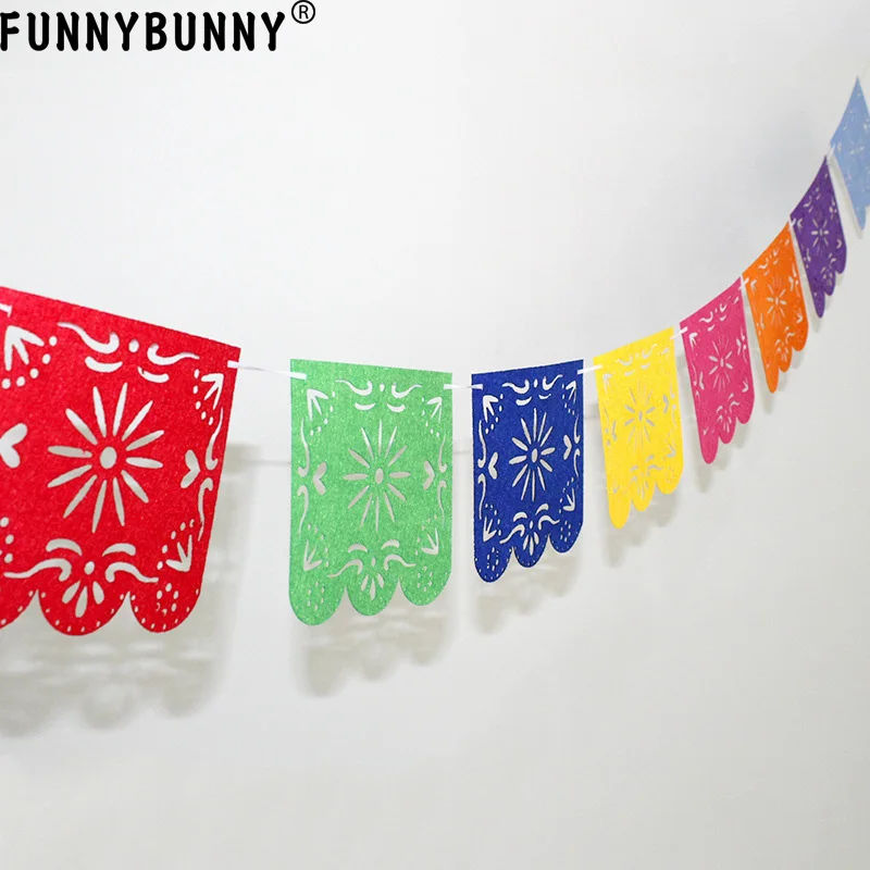 FUNNYBUNNY Pinata Тема Вечеринка Pull Flower Альпака бумага Flag красочный Rave вечеринка с днем
