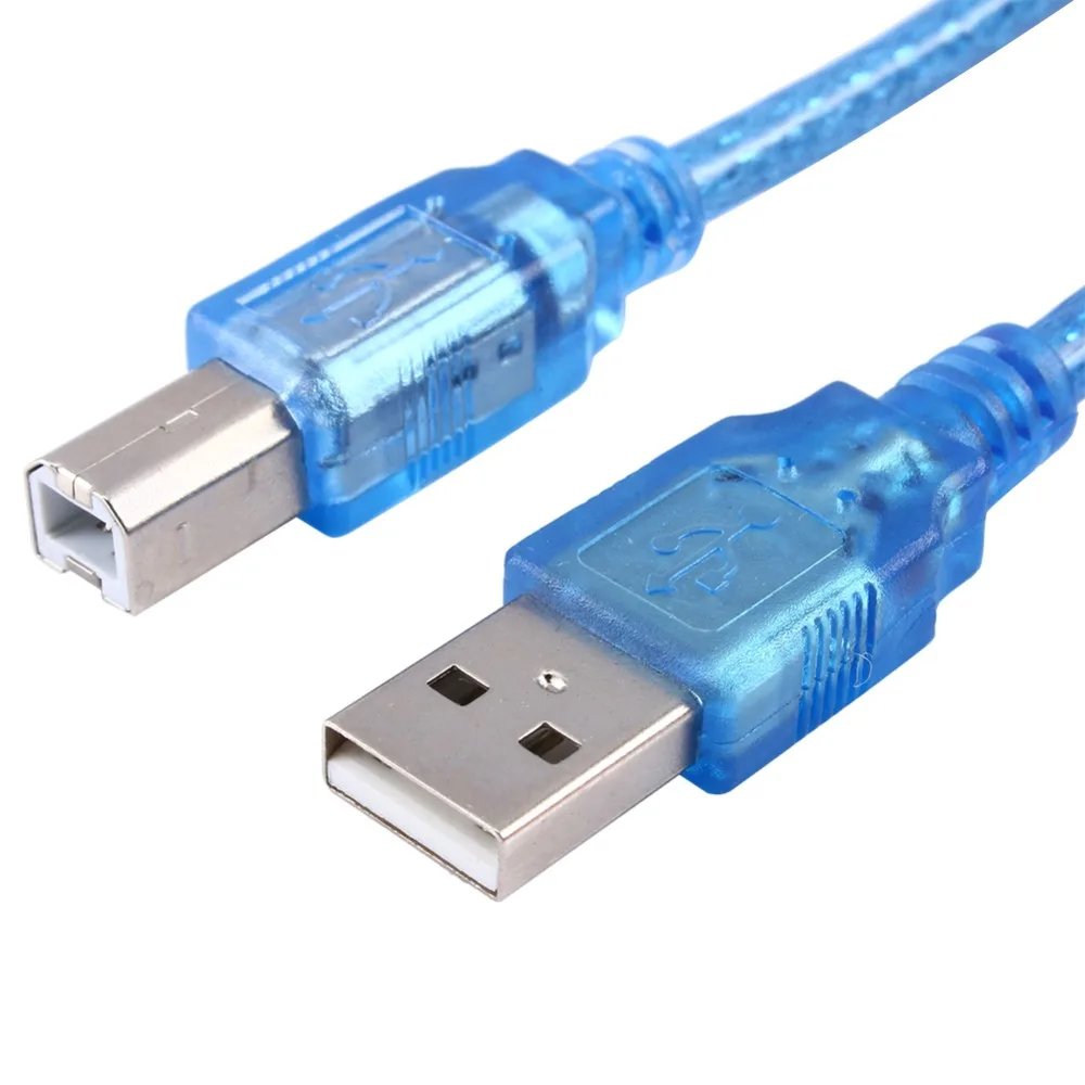 Удлинительный кабель для принтера 30 см USB 2 0 Папа папа B Мужской компьютерный