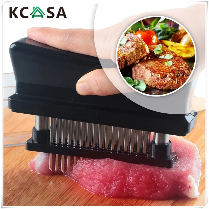 KCASA KC-MH06 нержавеющая сталь 48 лезвий свободная машина для мяса стейк Tenderiser игла