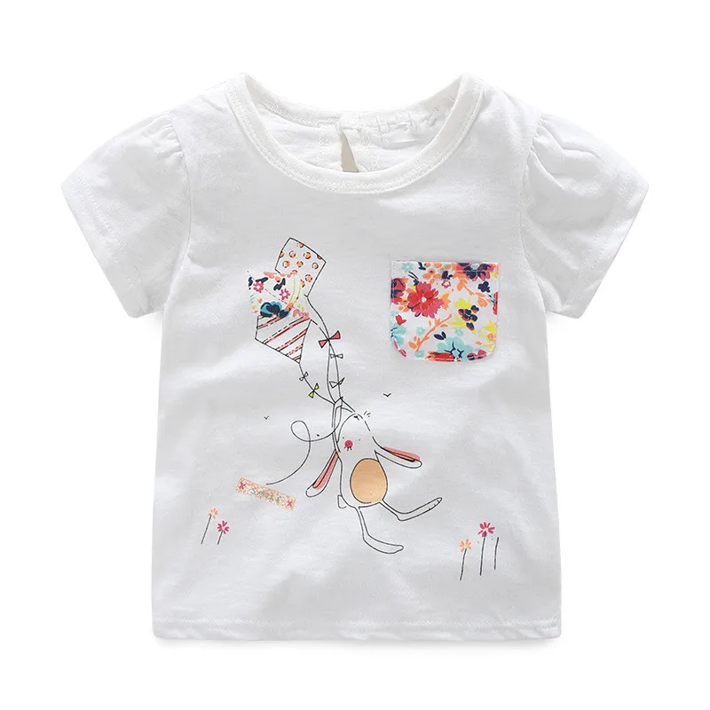 Комплекты модной летней одежды для девочек 2018 г. Костюм маленьких с милым