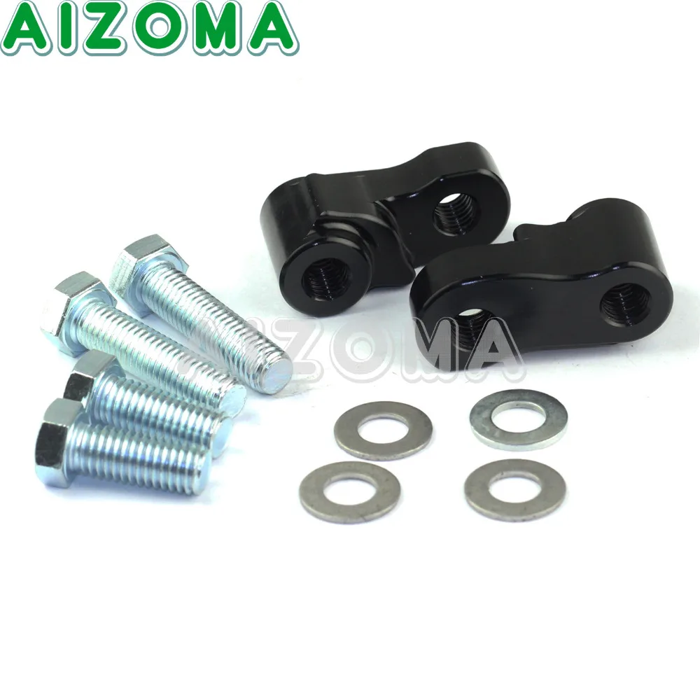 Черный 1 дюйм набор для понижения сзади с регулировкой комплект алюминиевого