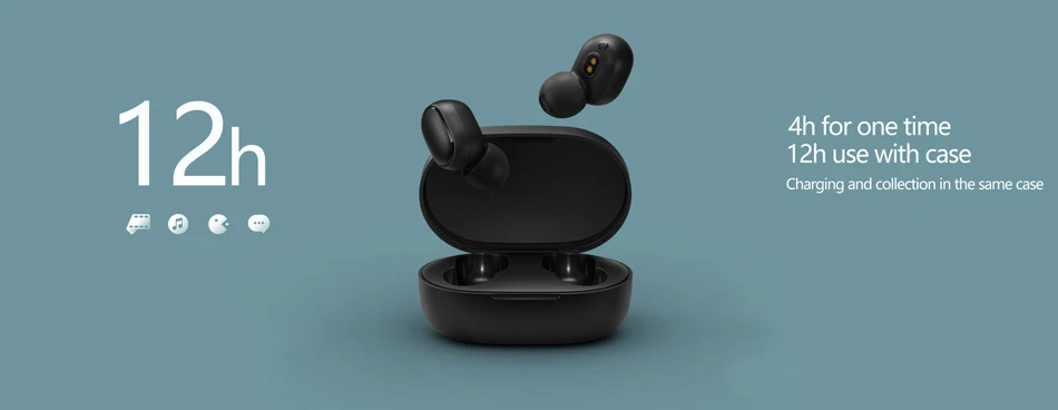 Xiaomi Redmi AirDots вкладыши Bluetooth 5,0 Зарядка Наушники Беспроводные бас стерео наушники с микрофоном Handsfree наушники AI управление