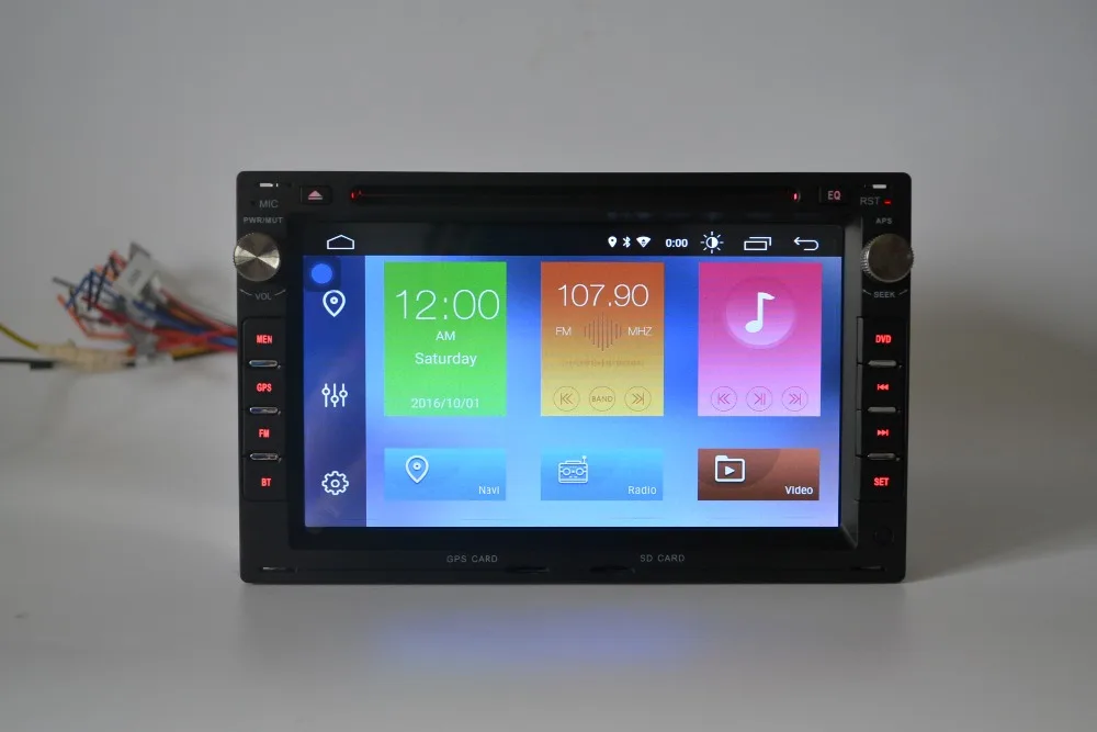 " Android 9,1 Автомобильный gps навигатор для Volkswagen VW Golf B5 T4, 3g, wifi, руль, сенсорный экран, карта