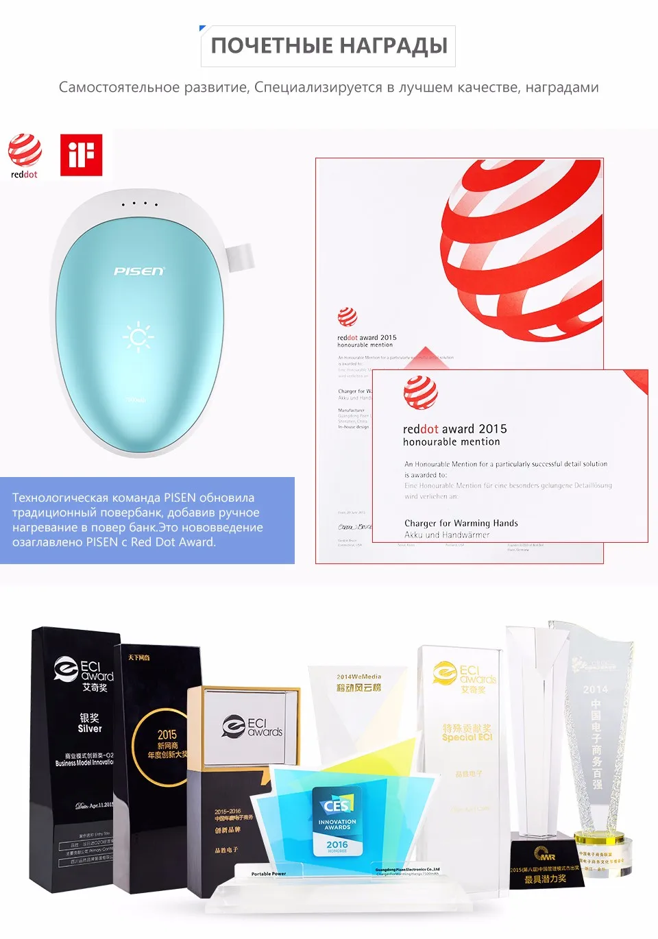 PowerBank Pisen Портативный внешний аккумулятор 20000 мАч. Поддежка TYPE-C. Micro USB. 2.1A, 1.5A, зарядка двух устройств