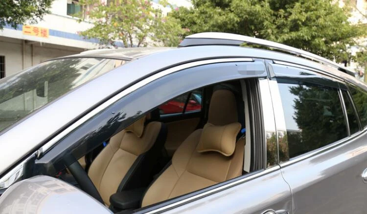 Для TOYOTA RAV 4 2015-2016 Пластиковый оконный козырек вентиляционные оттенки Защита от