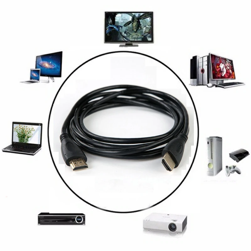 Lungfish HDMI кабель 1080P 3D с Ethernet адаптер для HD TV LCD ноутбука PS3 проектор компьютерный