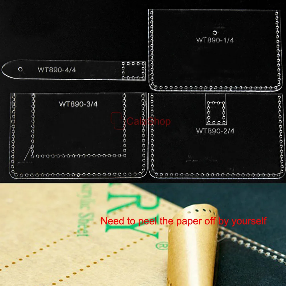 1 шт./лот акриловая кожа шаблонная модель домашняя ручная работа шаблон для