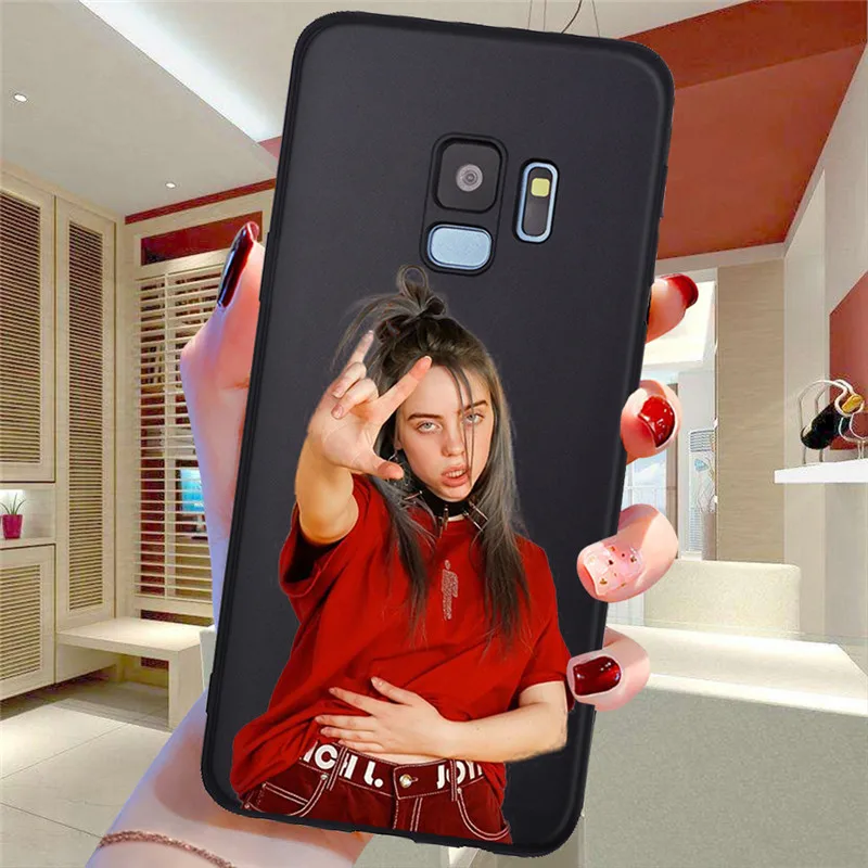 H1804 Billie eilish для Samsung Galaxy S6 S7 край S8 S9 S10 S10e Plus Note 8, 9, 10, A30 A40 A50 A60 A70 M10 M20 чехол для телефона чехол - Цвет: H1804