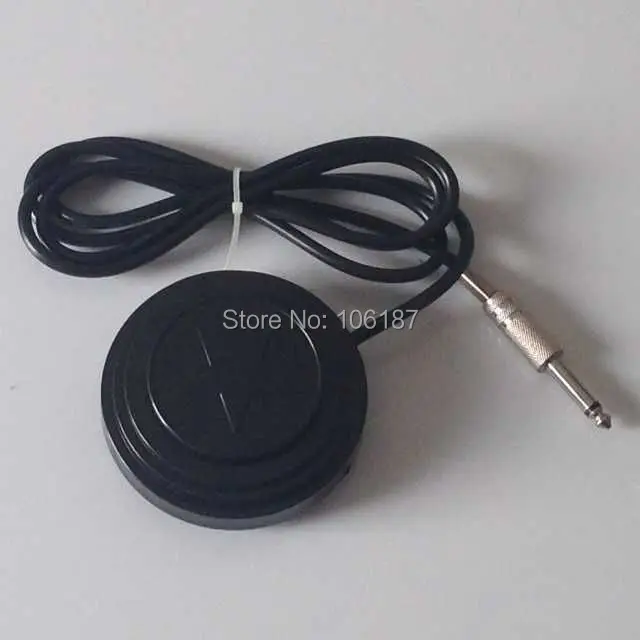 3Pcs Black TATTOO FOOT PEDAL Tattoo Foot Switch  POWER SUPPLY ROUND STAR TATTOO FOOT SWITCH