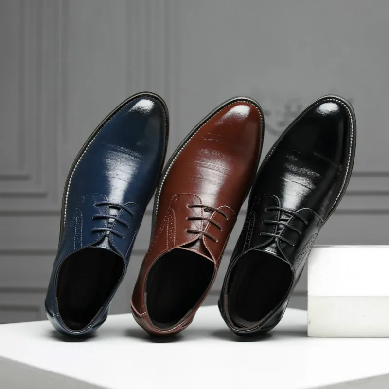 2018 new arrival men's shoes Lace Up Loafer Comfortable Classic Formal Fashion Modern Business Shoes | Обувь