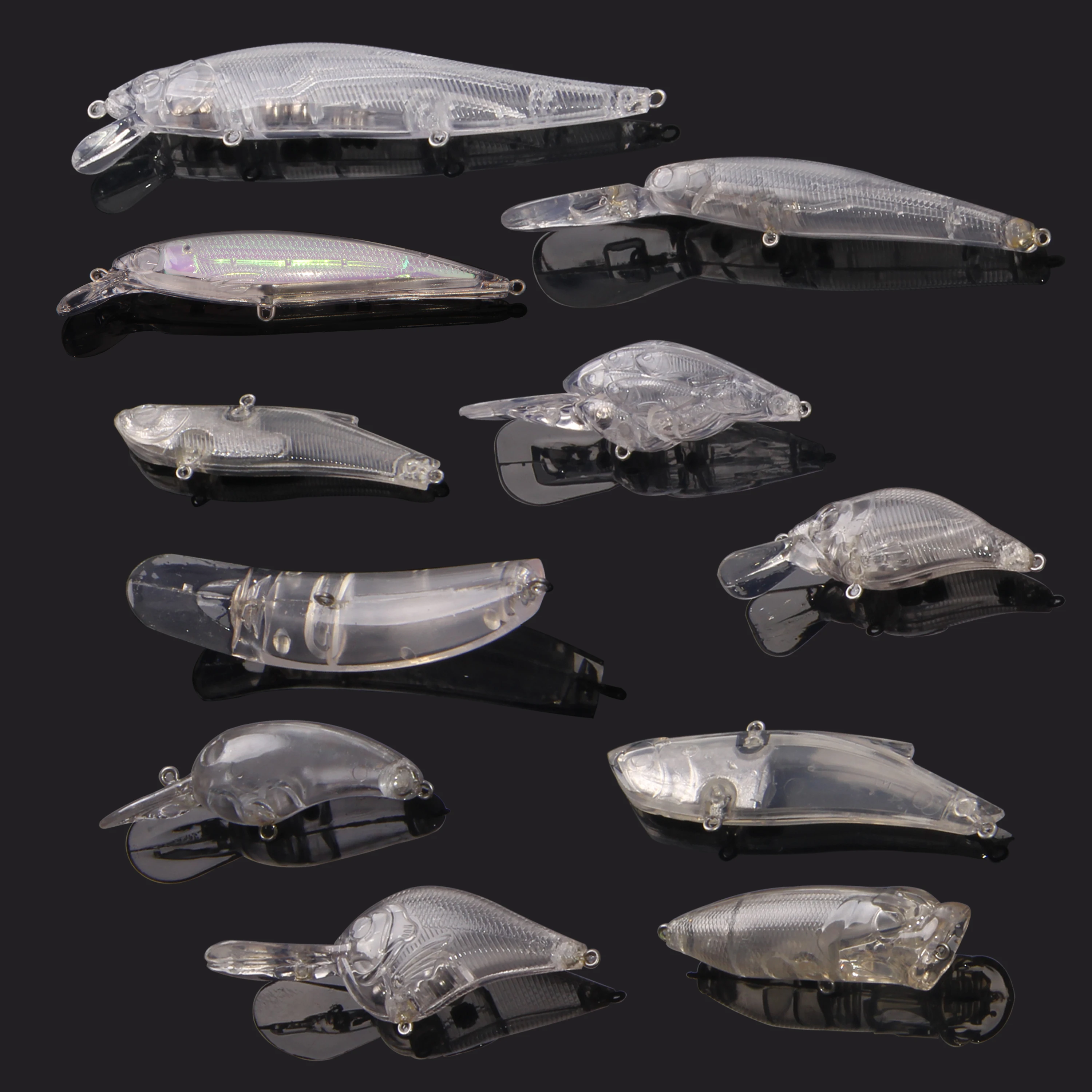 12 шт. рыболовные приманки без рисунка | Спорт и развлечения