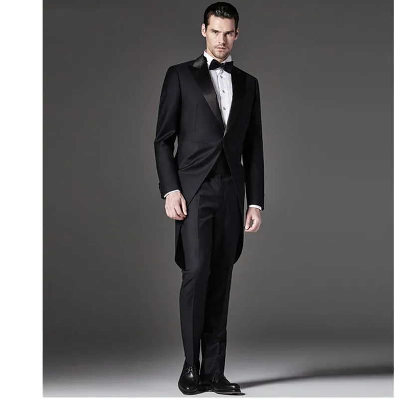 Смокинг для жениха фрак Slim Fit костюм под заказ Лучший мужчина Для мужчин