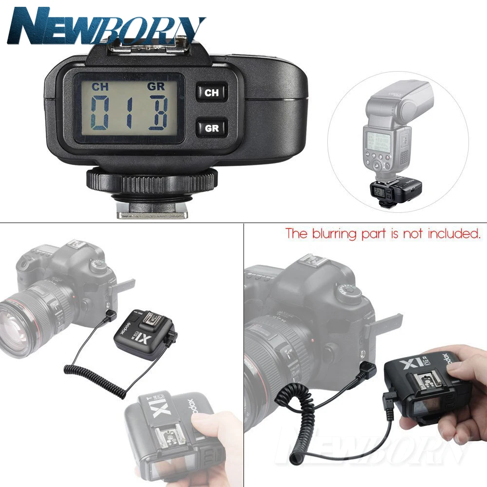 Беспроводной триггер Godox X1C X1T + X1R 2 4G для Canon EOS DSLR 6D 7D 60D 650D 700D 5DIII TT685C V860C Вспышка
