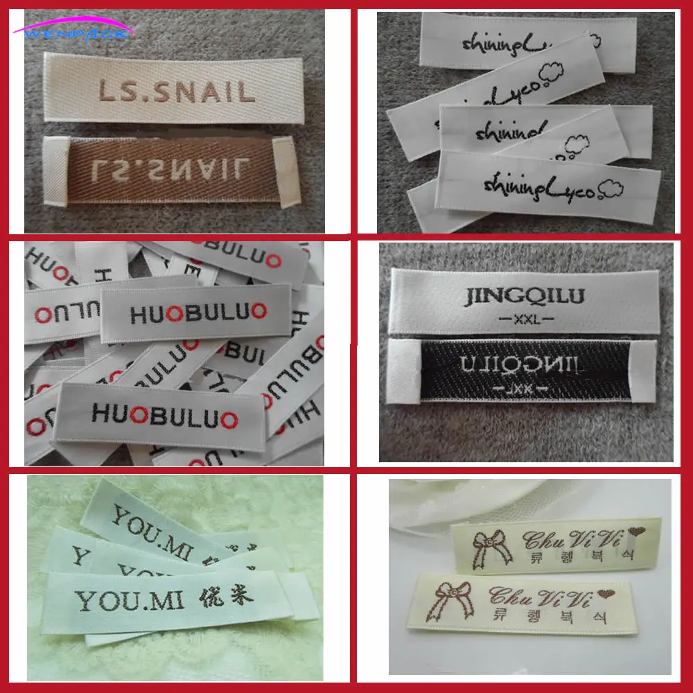 Тканевая бирка с напечатанным логотипом на заказ и тканевая этикетка | Дом сад