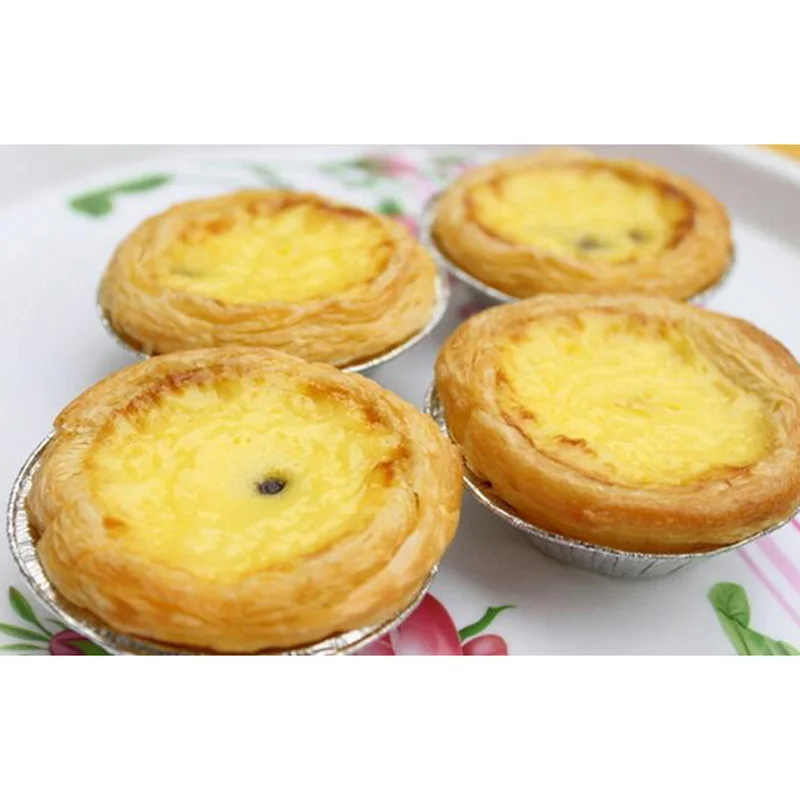 Одноразовые оловянные фрезы для яиц 50 шт. алюминиевая фольга основа чашка с tart