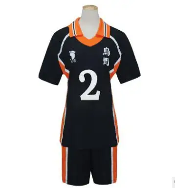 Аниме Haikyuu косплей Хината Джерси карасуно старшая школа волейбольный клуб Oikawa Kenma