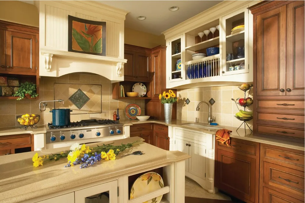 Кухонная мебель из цельного дерева S1606099