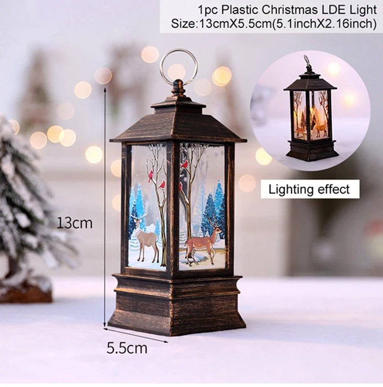 Copper Deer Light Украшения со светодиодами Рождество свет Рождественские украшения для украшения дома рождественские аксессуары Navidad счастливый год - Цвет: Copper Deer Light