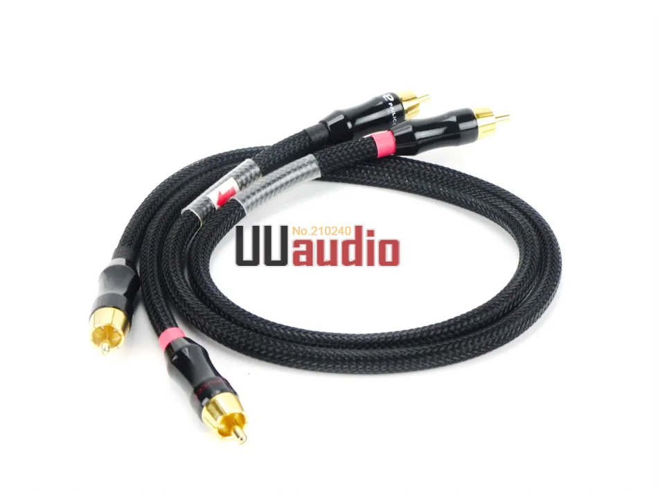 RCA кабель Hi Fi разъем типа папа Для Budweiser 4N OFC аудиокабель/0 5 м черный|hifi rca cable|rca
