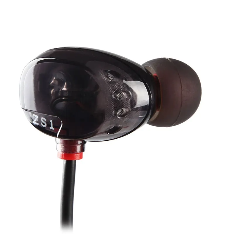 Наушники вкладыши KZ ZS1 с микрофоном и двойным динамическим Драйвером|earphones with