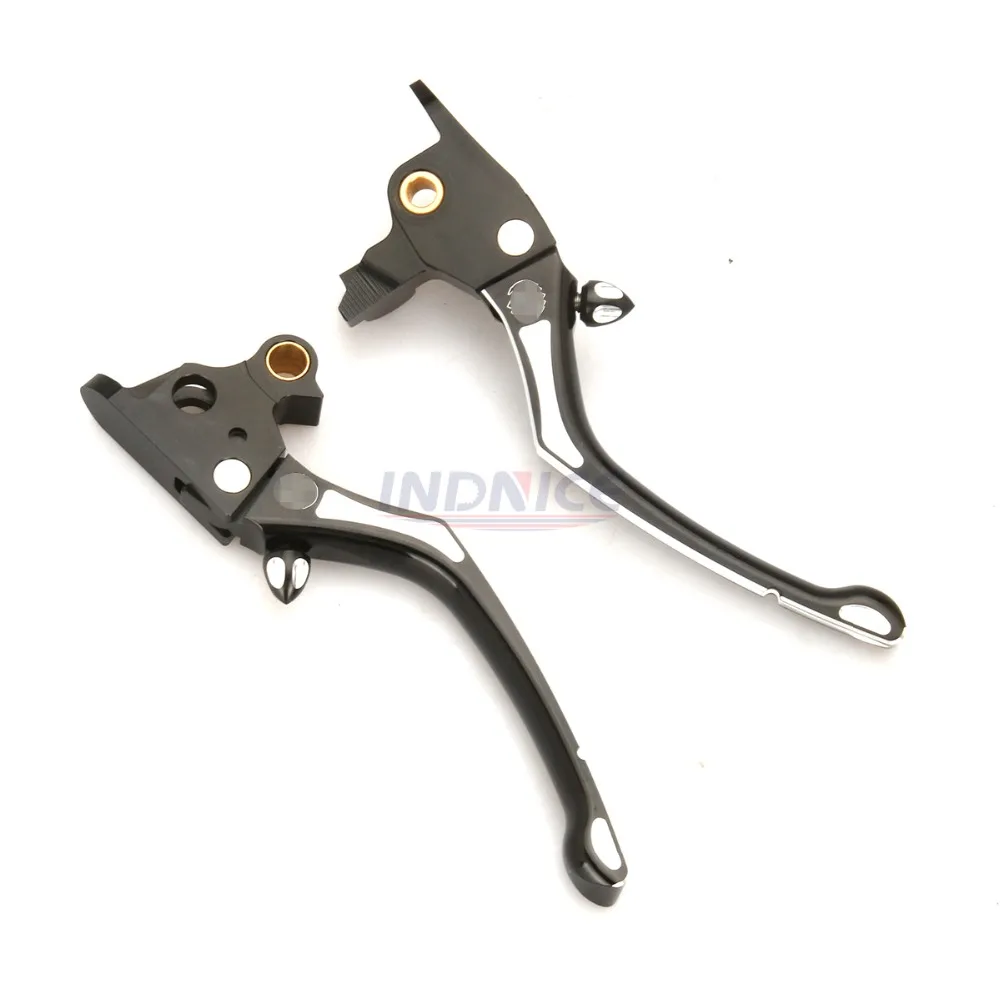 Черный рычаг тормоза регулятора рычага сцепления для 08-13 электрики FLHT FLHX FLTR 08-16 FLHR