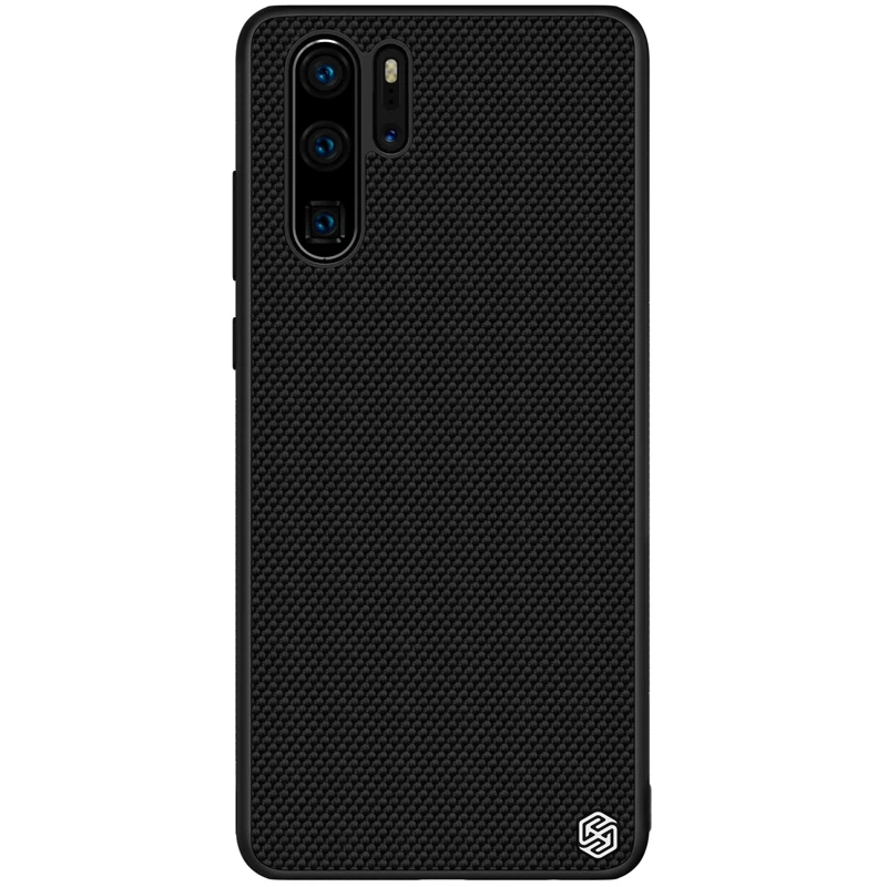 BLACK Чехол для huawei P30/P30 Pro/P30 Lite Nillkin текстурированная нейлоновая жесткая задняя крышка чехол для huawei P30 - Цвет: BLACK