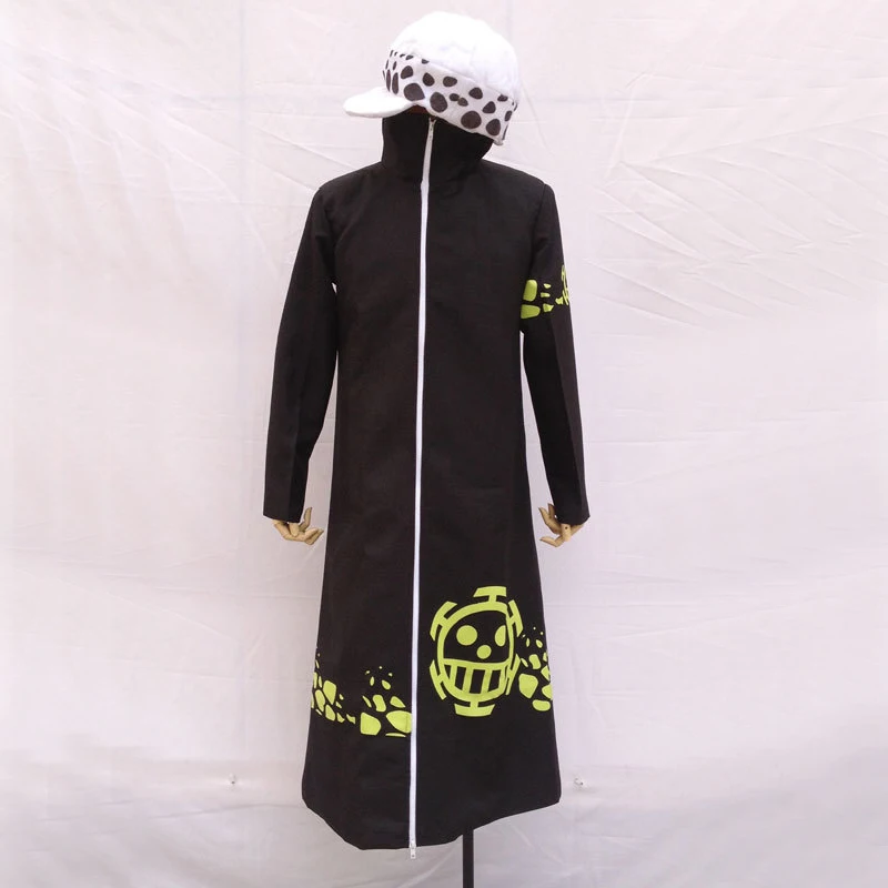 Аниме One Piece Trafalgar Law After 2 Years косплей костюм пальто плащ верхняя одежда шляпа