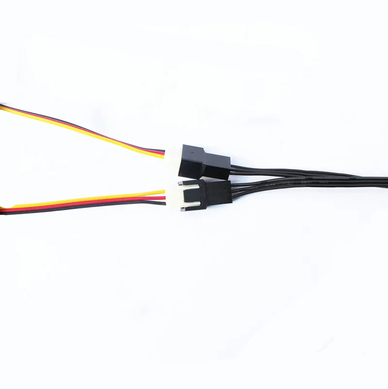 100 шт. 4Pin разветвитель pwm 1 2 способа охлаждения вентилятора в кабель питания для