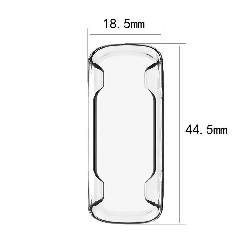 360 прозрачный ТПУ защитный чехол для samsung Galaxy Fit-e R375 умный Браслет поддержка