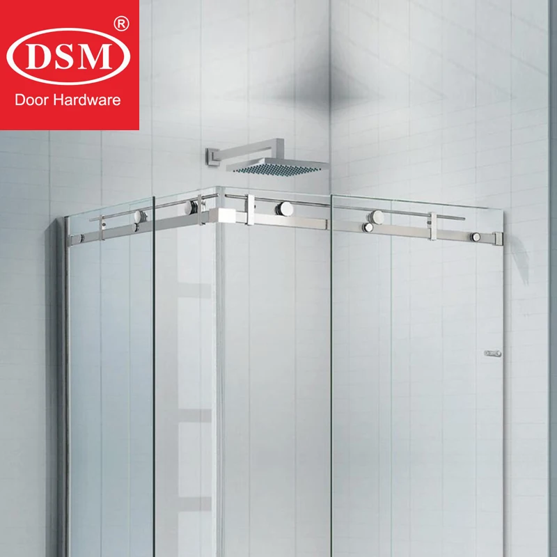 90 градусов тщательно отполированная нержавеющая сталь душевая комната