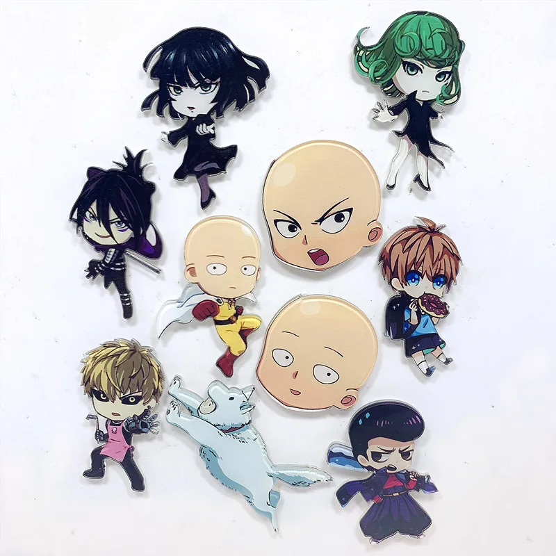 Милые Мультяшные магниты на холодильник серии ONE PUNCH MAN высококачественные