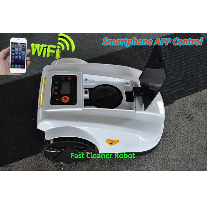 Смартфон Wi Fi приложение робот газонокосилка S520 с 6.6ah battery + 300 м провод шт. колышки 16