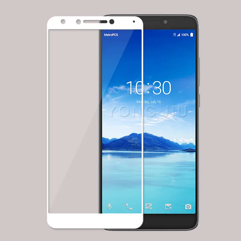 Закаленное стекло с полным покрытием для Alcatel 7 Защитная пленка стекло|Защитные