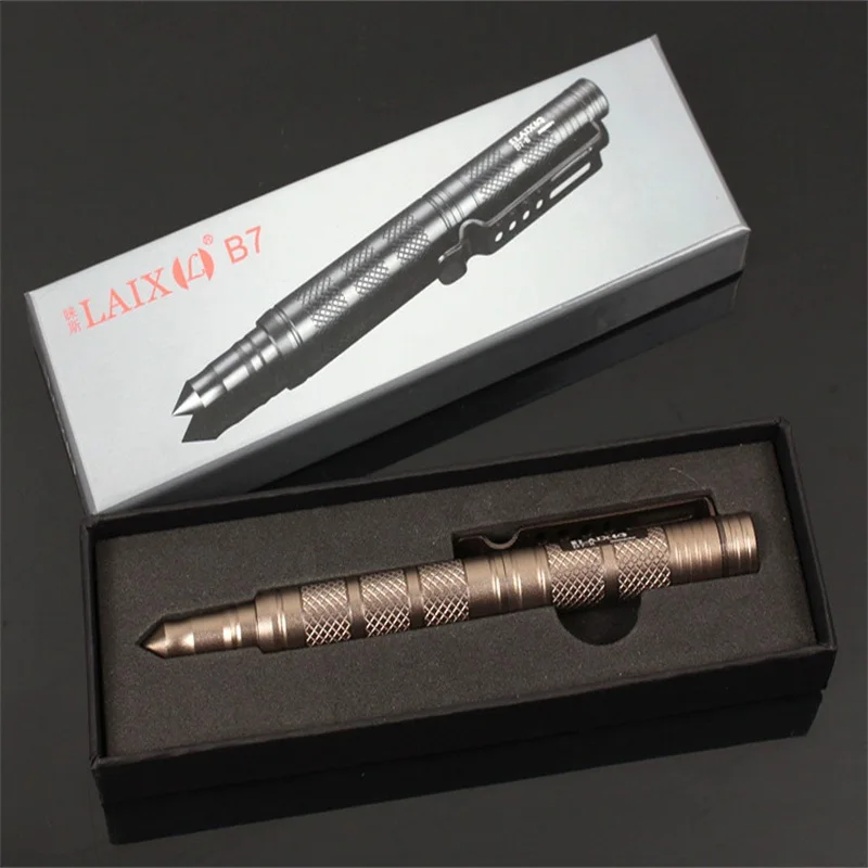 B7 противоскользящая тактическая ручка для самозащиты авиационная алюминиевая