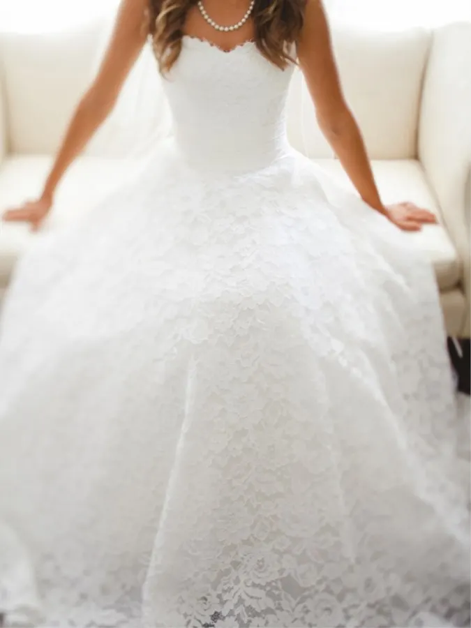 

Ensotek vintage strapless lace wedding gowns princess bridal gowns vestido de noiva robe de mariage 2018 Customize