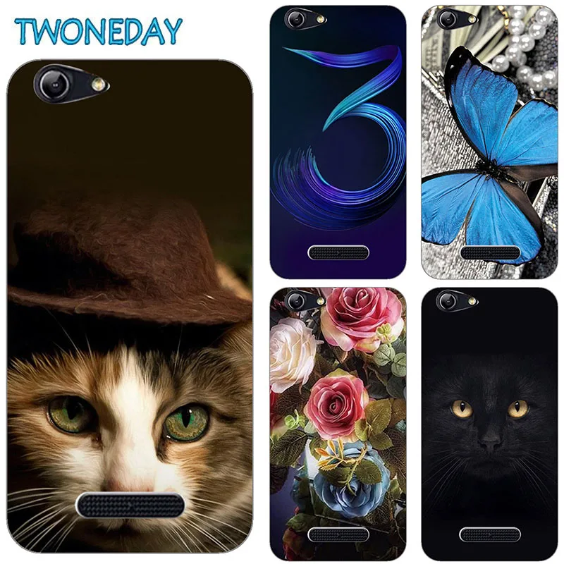 Милый модный чехол с цветами для Wileyfox Spark Plus чехлы рисунком мягкий силиконовый