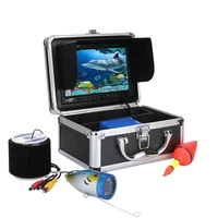 15m cable visible video fish finder hd 1000tvl underwater ice video fishing camera 7 inch monitor with 12pcs white led lights