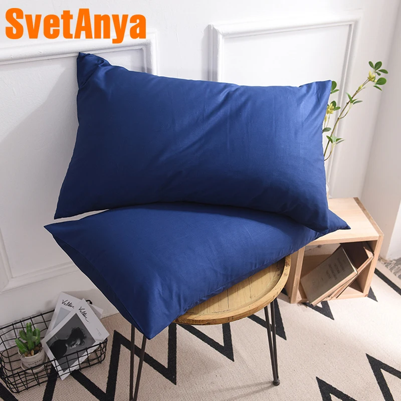 Svetanya, 2 шт./лот, Наволочка на кровать, 19x29 дюймов, однотонная, одноцветная, наволочки, 48*74 см