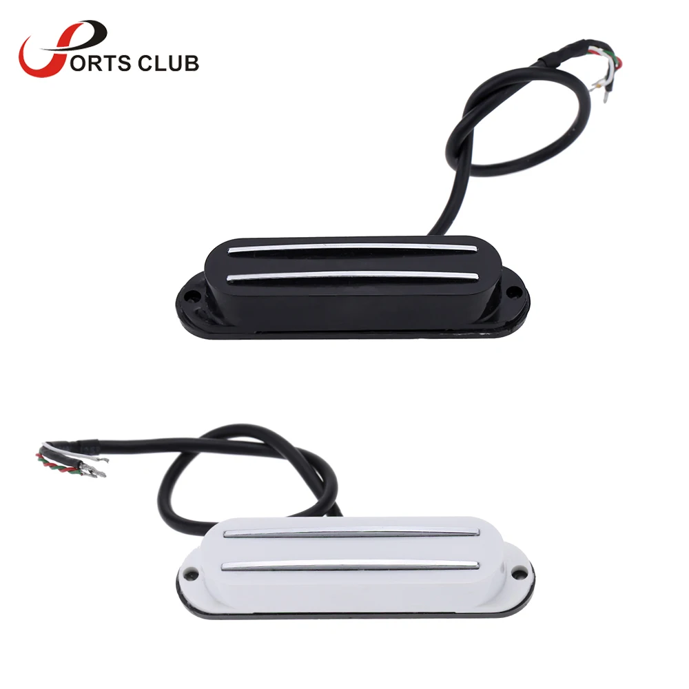 Легкий и высокое качество двойной горячий рельс одна катушка Humbucker Пикап 4
