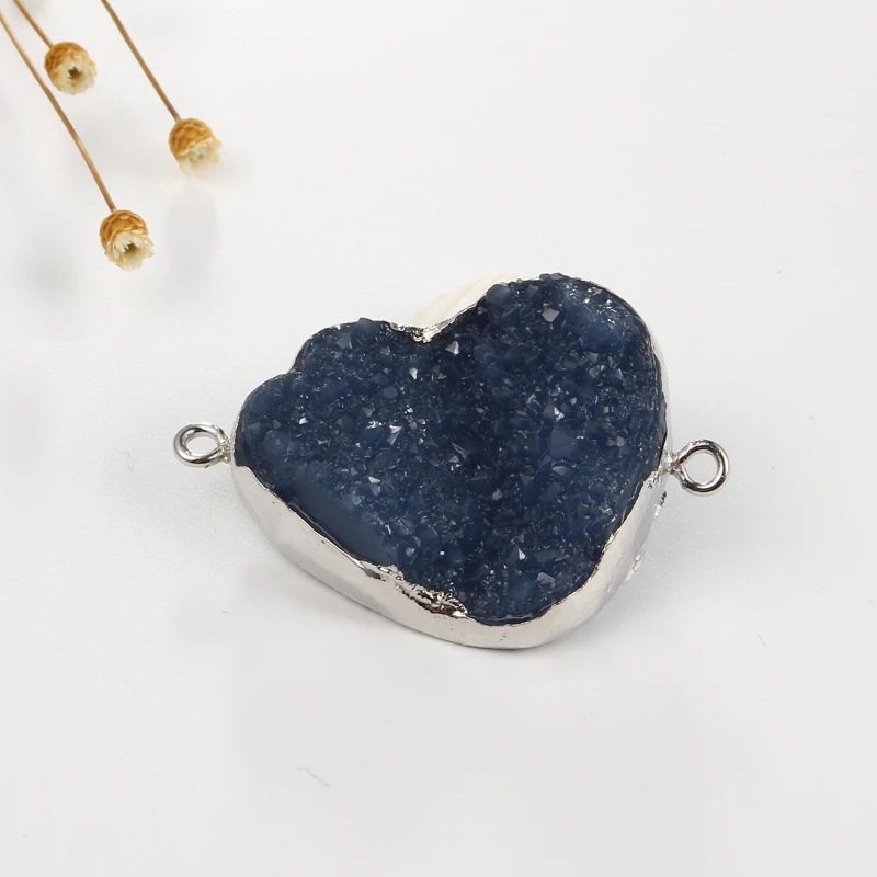 1pc Irregular Resin Stone Earrings Connectors Pendants Drops Diy Making Fake Opal Druzy Necklace Handmade Jewelry Findings | Украшения и