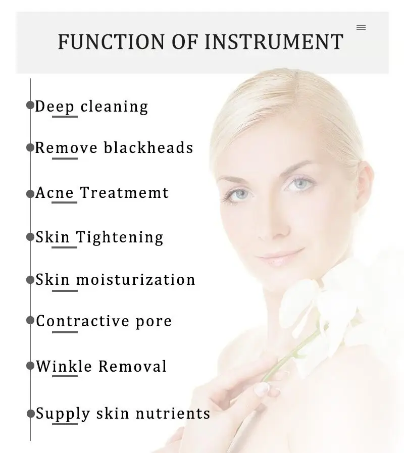 Многофункциональный аппарат для красоты кожи 6 в 1 Rf гидро дермабра