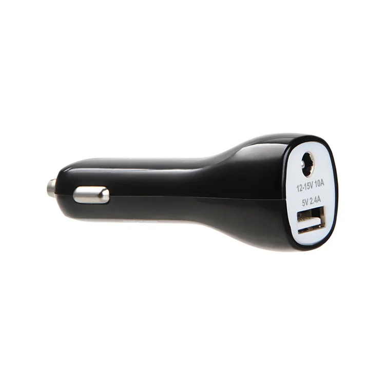 LVSUN (DC & USB) 5 v 2.4A 2 Potable Mini USB Автомобильное зарядное устройство DC адаптер 12 W для Ipad Ipod