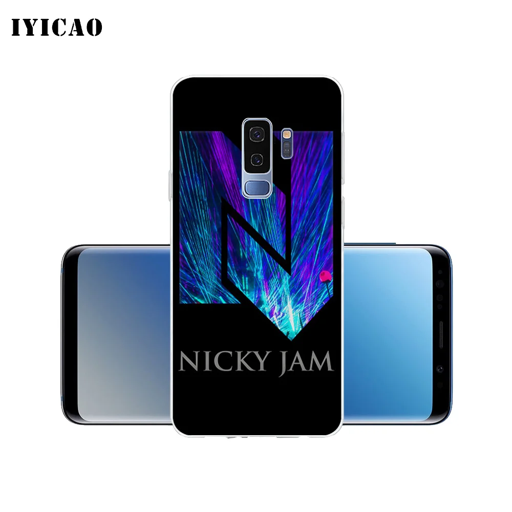 IYICAO Nicky Jam Мягкий силиконовый чехол для телефона Samsung Galaxy S10e S10 S9 S8 Plus S7 Edge TPU |