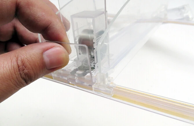 Прозрачная полка толкатель для супермаркета 28 см|cigarette flashlight|container linercigarette cabinet |