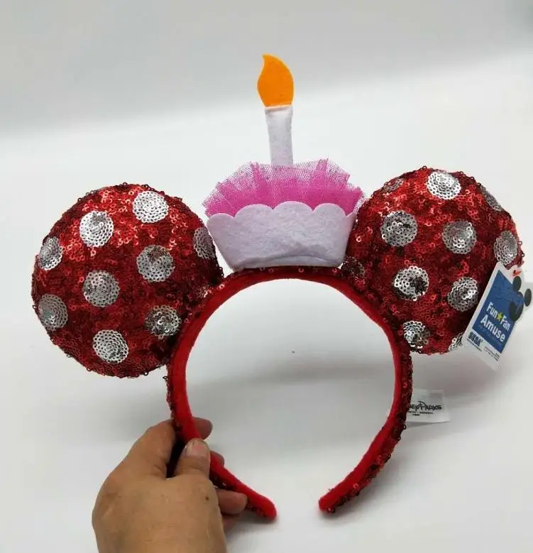 Цвет: желтый С Микки Маусом и Минни Маус комплект 35th медведи Duffy и shelliemay Stella Lou кролика Gelatoni уши праздничный костюм косплей-одежда плюшевая для взрослых для детей; подарок для детей - Цвет: Цвет: желтый