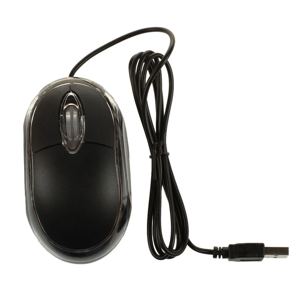 USB Проводное оптическое колесо прокрутки мыши мышь для компьютера ПК настольного