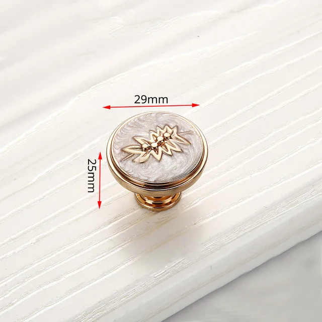 WA80119 Single Hole Дверные ручки цвета шампанского из цинкового сплава, ручки для шкафа, ручки для ящиков, европейские ручки для шкафа, кухонные ручки, мебельная фурнитура - Цвет: WA80119 Single Hole