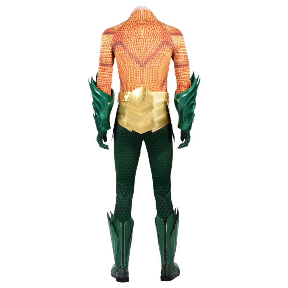 Justice League Aquaman Arthur Curry; обувь для костюмированной вечеринки; ботинки; бронежилет; карнавальные костюмы на Хэллоуин; Индивидуальный заказ