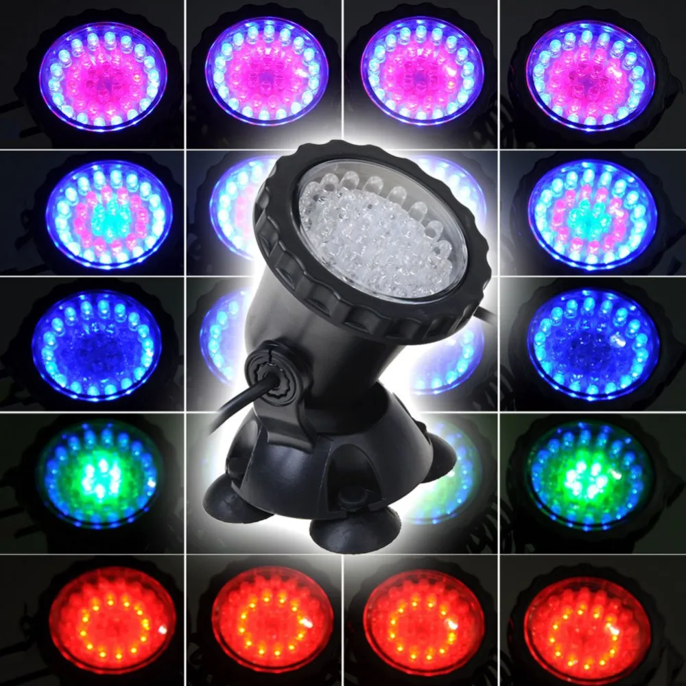Светодиодная лампа для аквариума погружные светильники RGB сада пруда бассейна